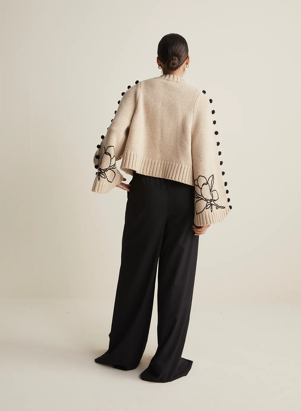 Adele Wool Embroidery Knit