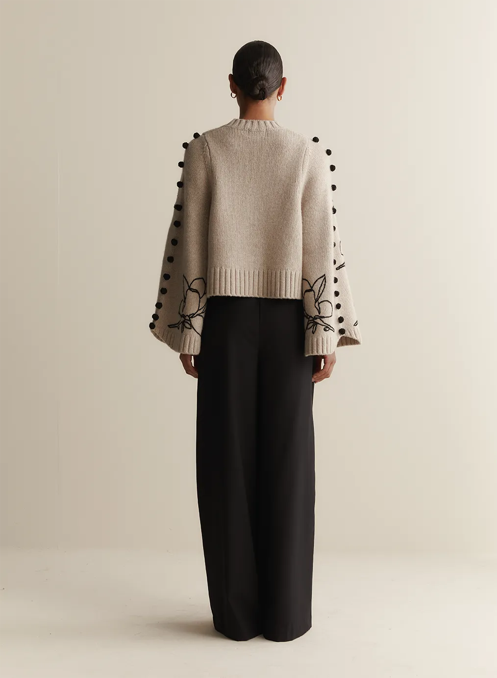 Adele Wool Embroidery Knit