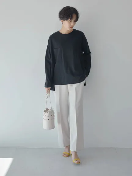 Adsila Back Flared Cut Pullover