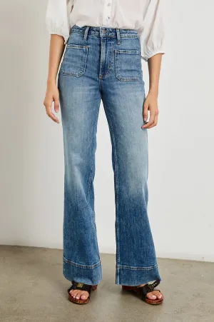 ALAMITOS FLARED TROUSER - TRADEWIND