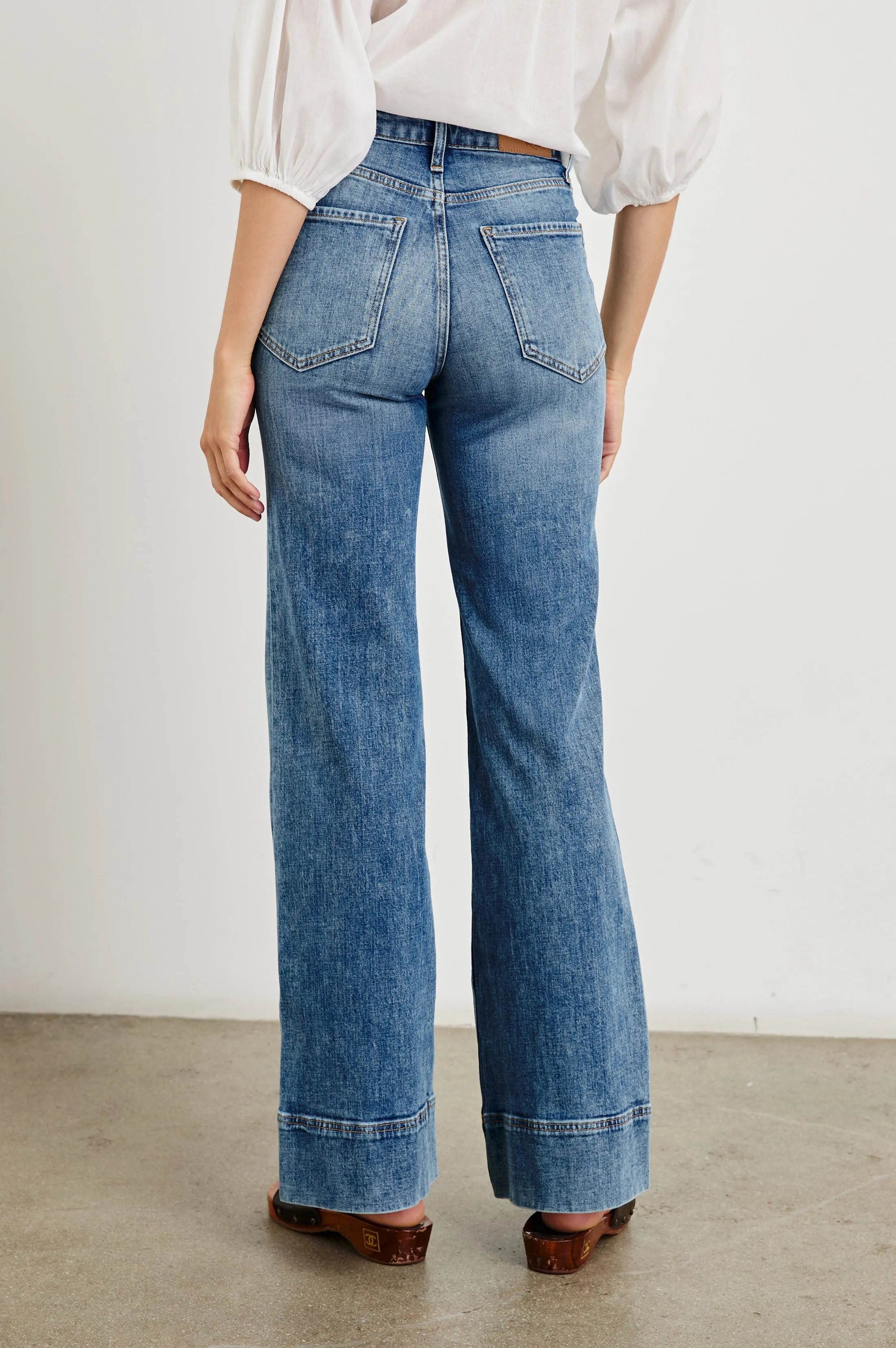 ALAMITOS FLARED TROUSER - TRADEWIND