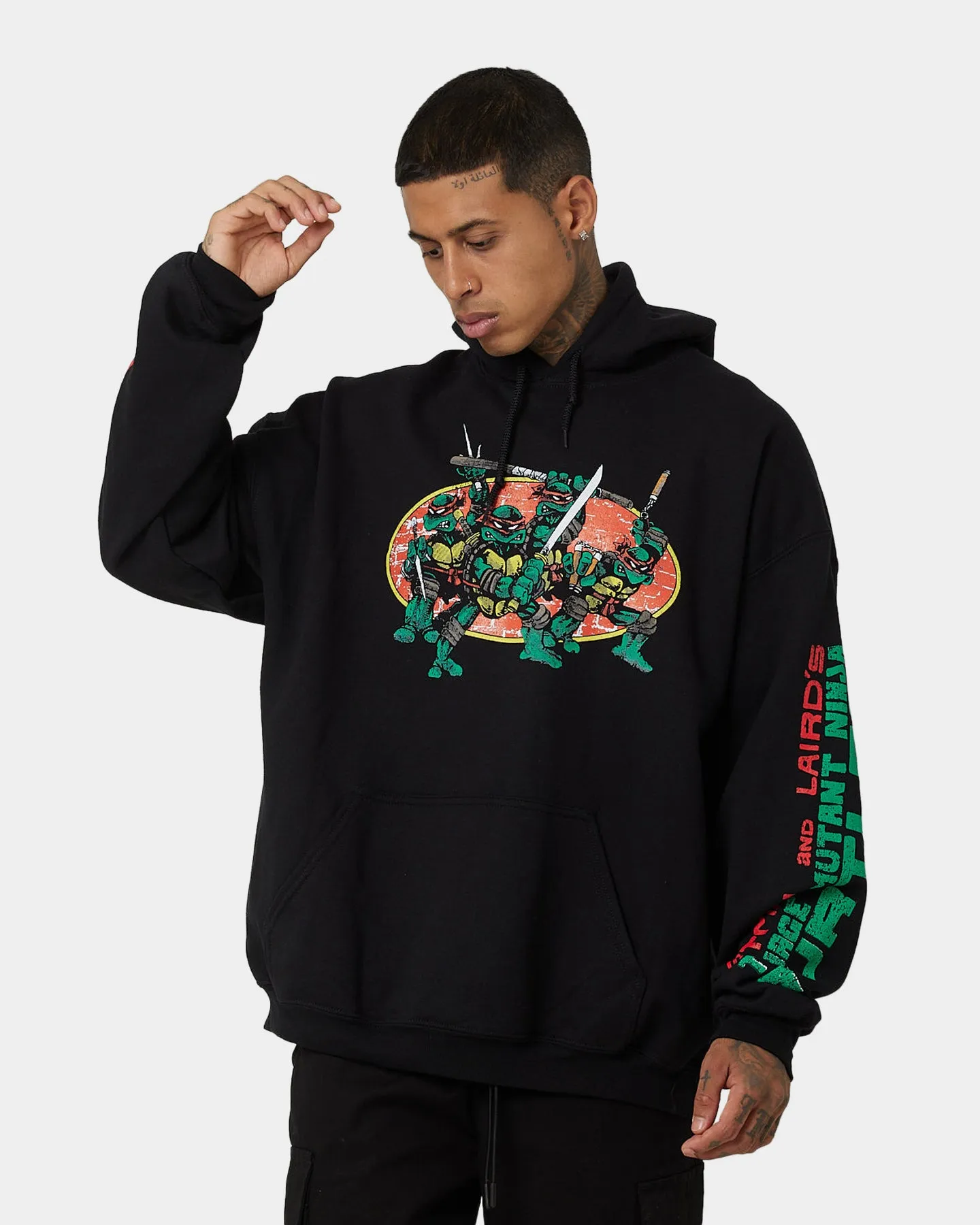 American Thrift X Teenage Mutant Ninja Turtles OG Ninja Turtle Hoodie Black