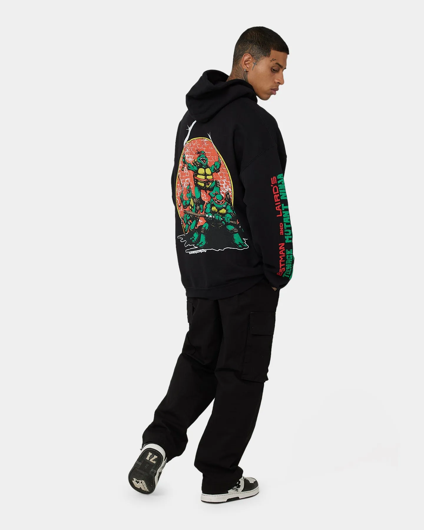 American Thrift X Teenage Mutant Ninja Turtles OG Ninja Turtle Hoodie Black