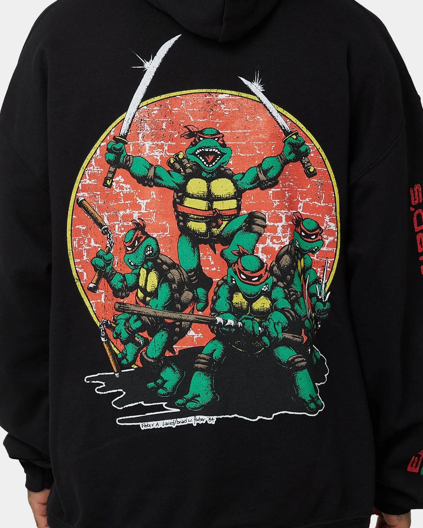 American Thrift X Teenage Mutant Ninja Turtles OG Ninja Turtle Hoodie Black