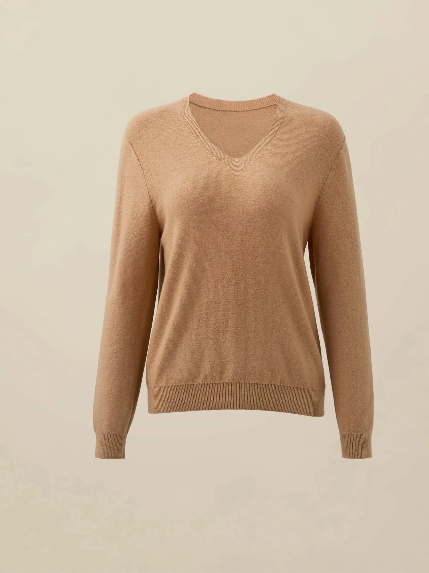Amoretu Women's 100% Wool Simple Knitted Sweater