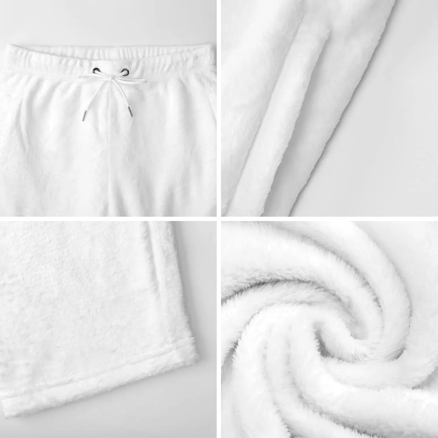 Animal Lion 3D Print Women's Pajama Pants Fleece Warm Pj Bottoms Sleepwear Lounge Pants Loungewear