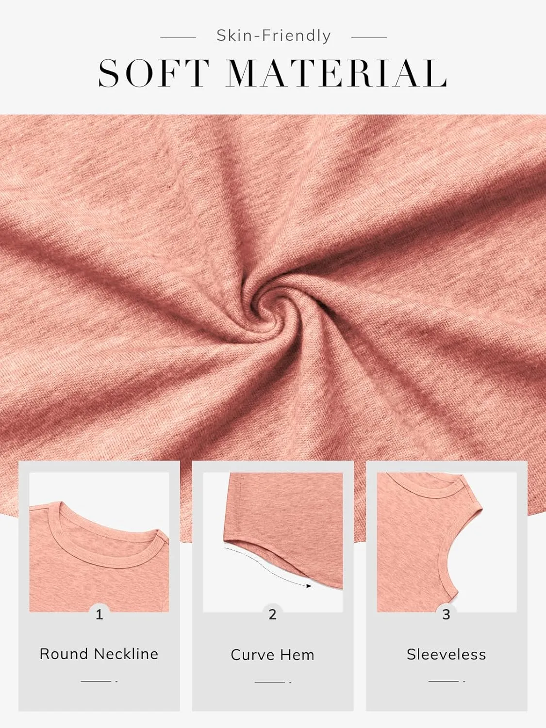 ATHMILE Womens Tank Tops Summer Spring Sleeveless Casual Cute Basic Trendy Loose Flowy Beach Shirt Vacation Outfits 2025