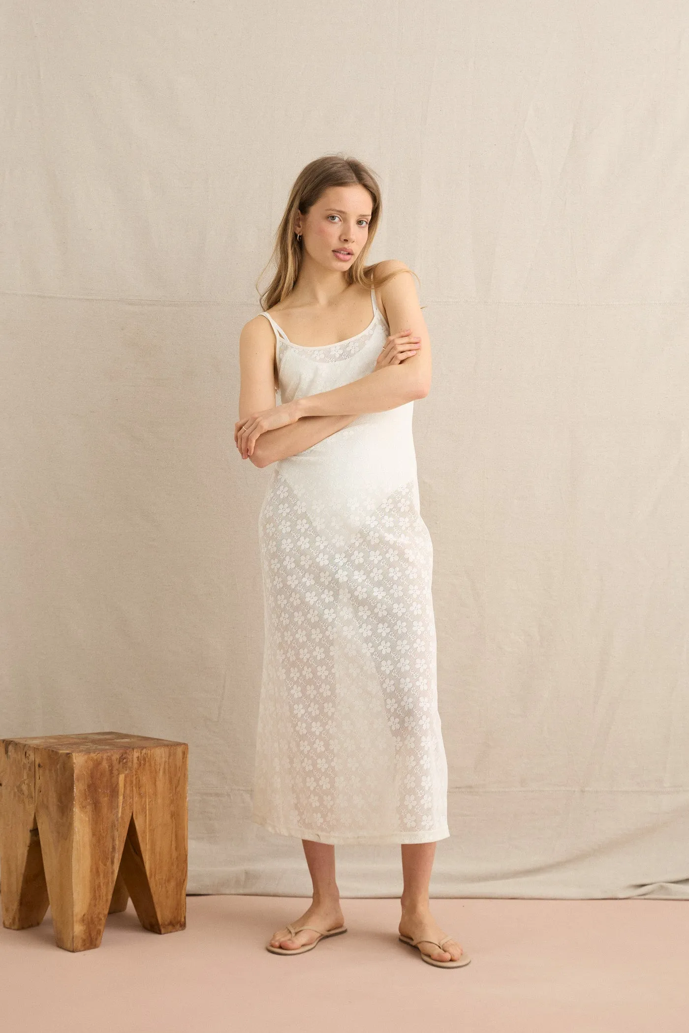 Bardot Lace Midi Dress