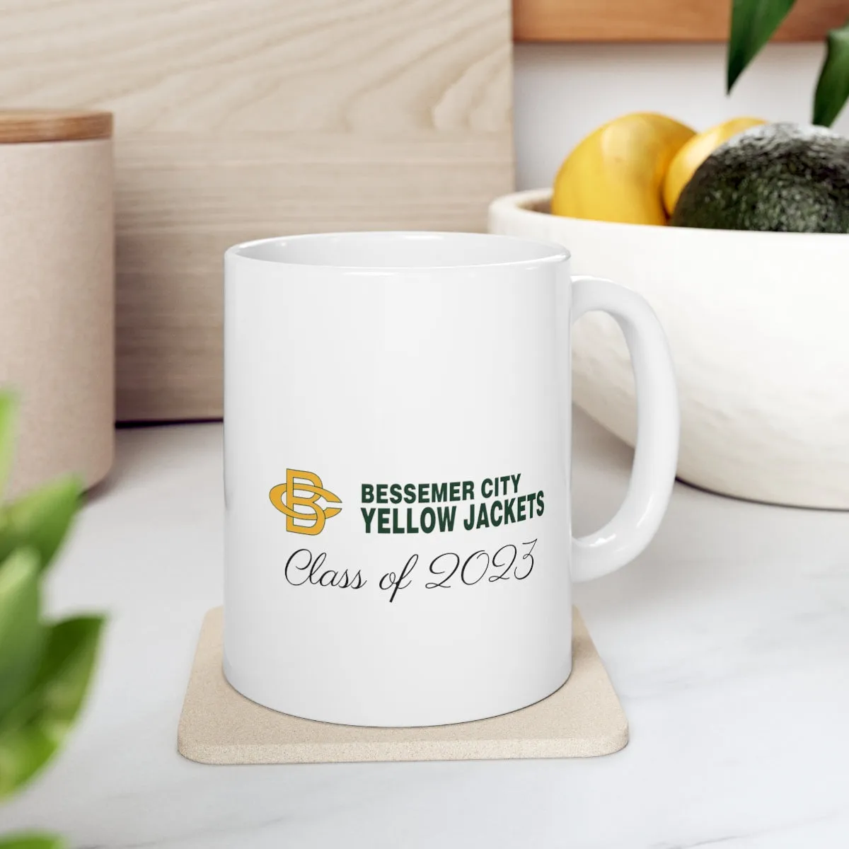 Bessemer City Yellow Jackets Class of 2023 Ceramic Mug 11oz