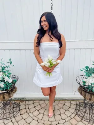 Bridal Bow Back Dress