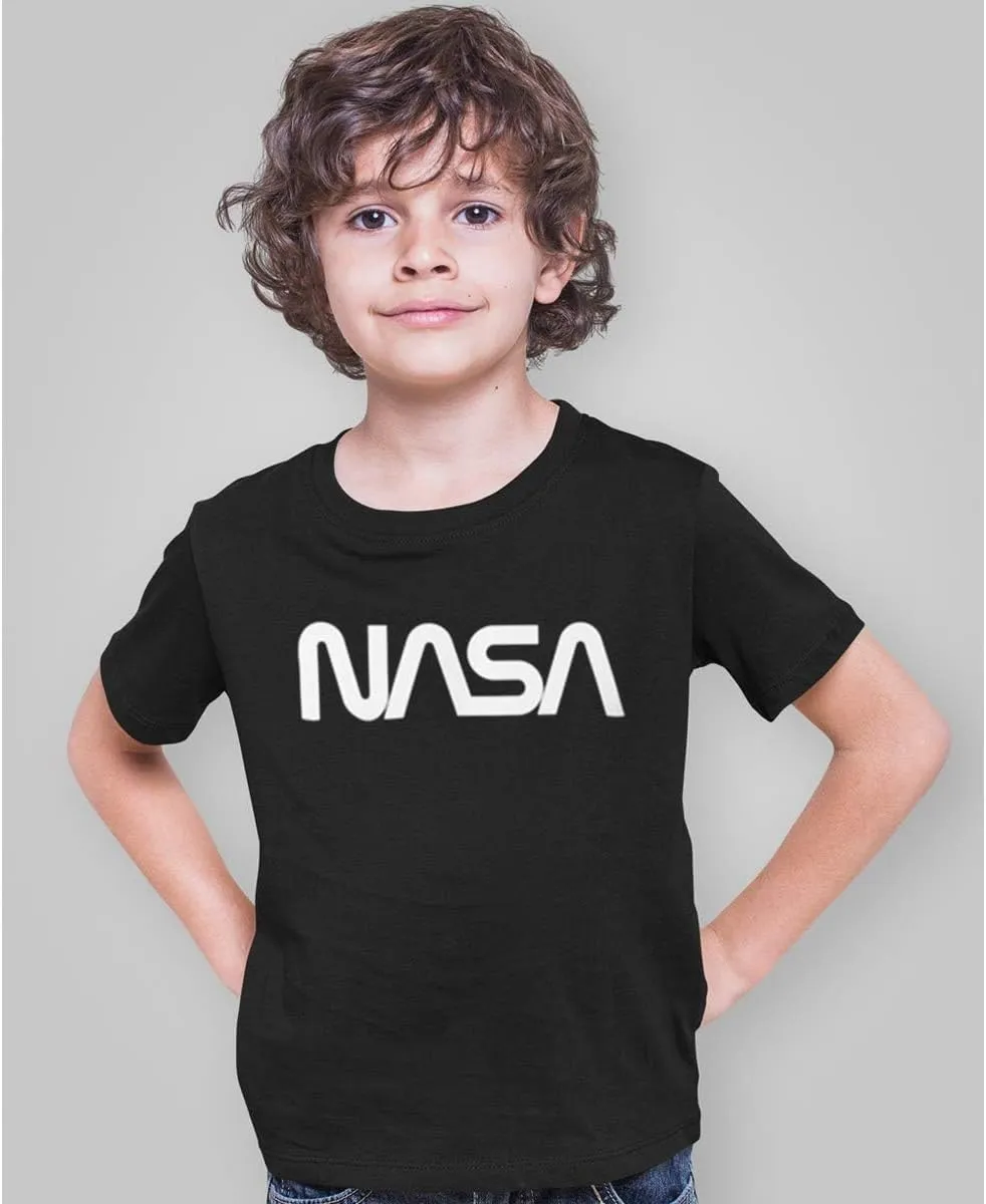 BROOKLYN VERTICAL Officially Approved NASA Product 4-Pack Boys Short Sleeve Crew Neck T-Shirt with Chest Print