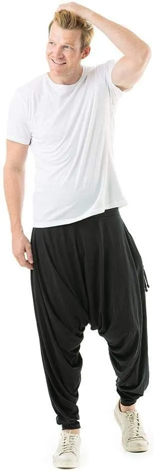 Buddha Pants San Fran Harem Pants - Women's Bamboo Boho Yoga & Beach Pants With Pockets
