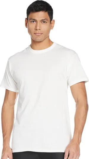 byHanes Hanes Men's 7 Pack FreshIQ ComfortSoft Crewneck T-Shirt (White, Small (34" - 36" Chest))