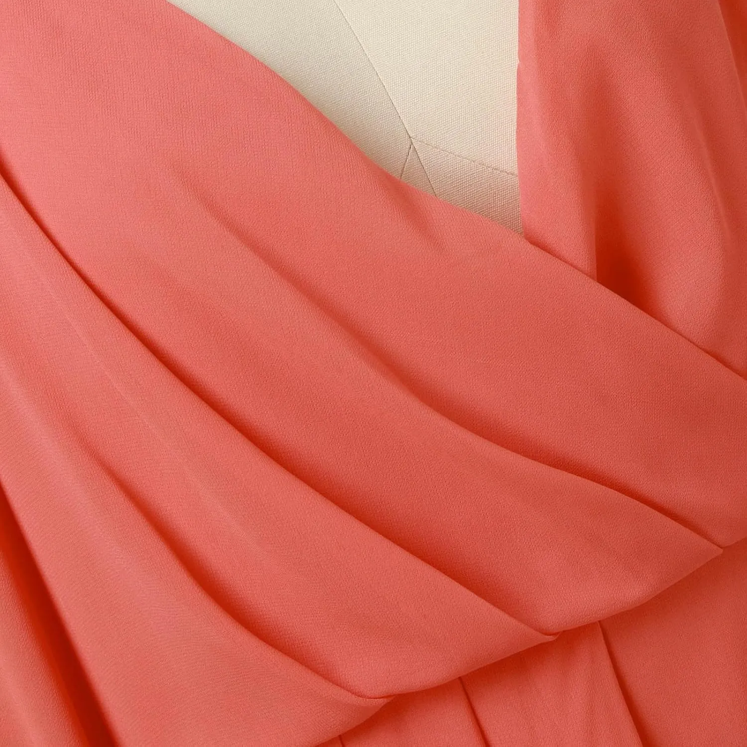 Chiffon Dresses for Women Summer Flowy Ruffle Mini Dress Elegant V Neck 3/4 Lantern Sleeve Party Cocktail Wedding Guest Dress