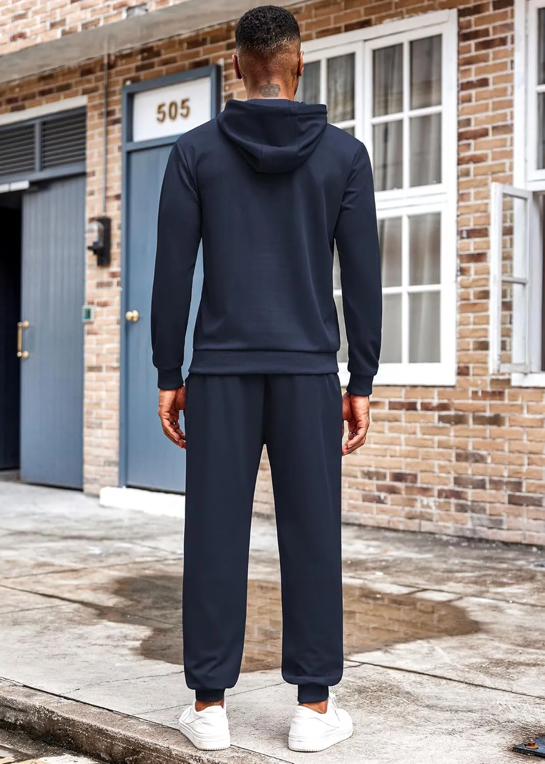 COOFANDY Men's Tracksuit 2 Piece Hoodie Athletic Sweatsuits Casual Jogging Suit Sets