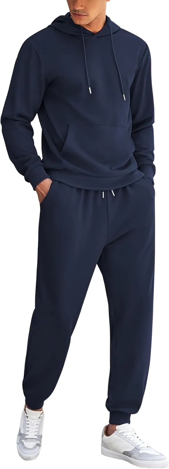 COOFANDY Men's Tracksuit 2 Piece Hoodie Athletic Sweatsuits Casual Jogging Suit Sets