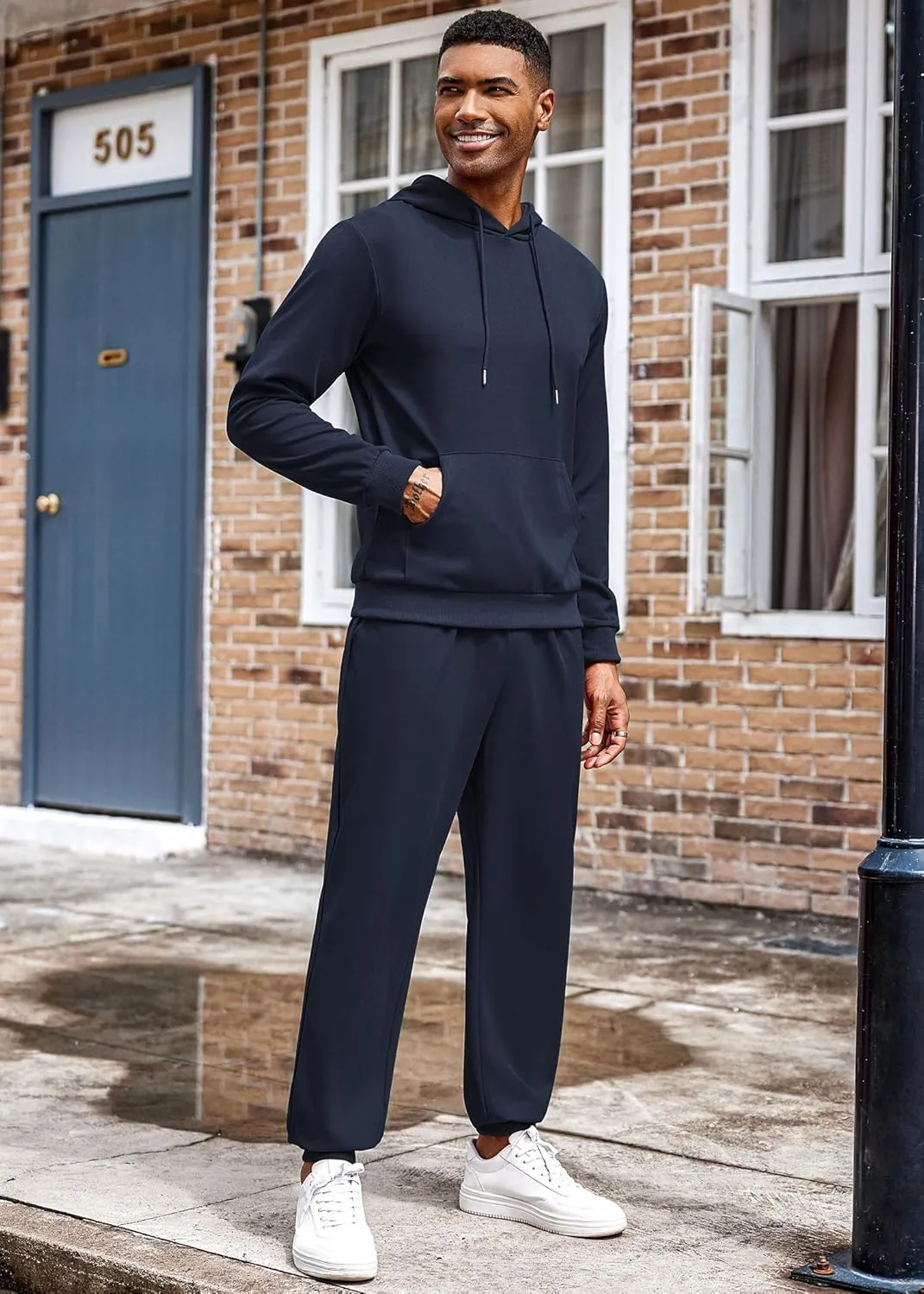 COOFANDY Men's Tracksuit 2 Piece Hoodie Athletic Sweatsuits Casual Jogging Suit Sets
