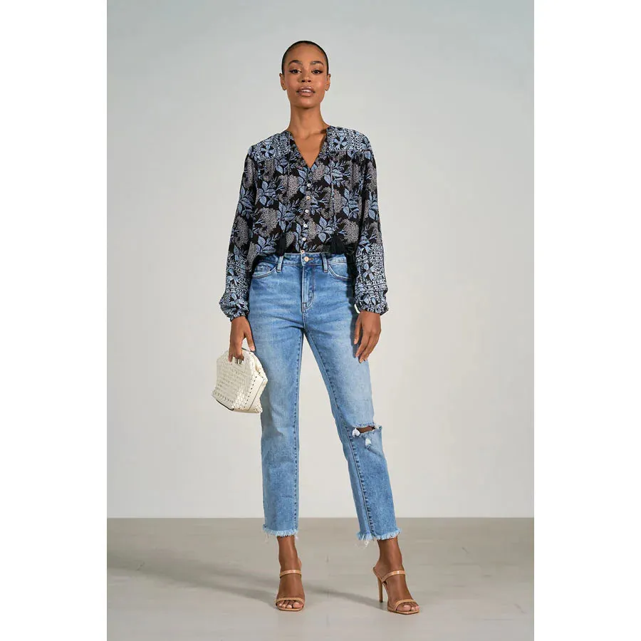 Costa Print Blouse