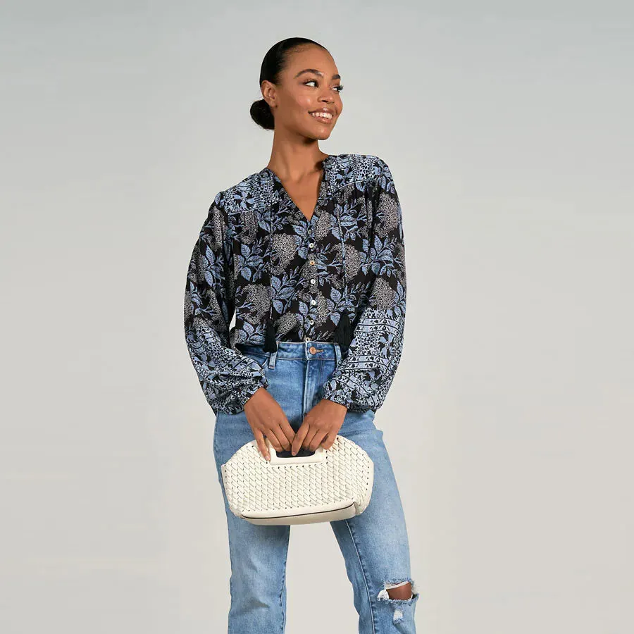 Costa Print Blouse