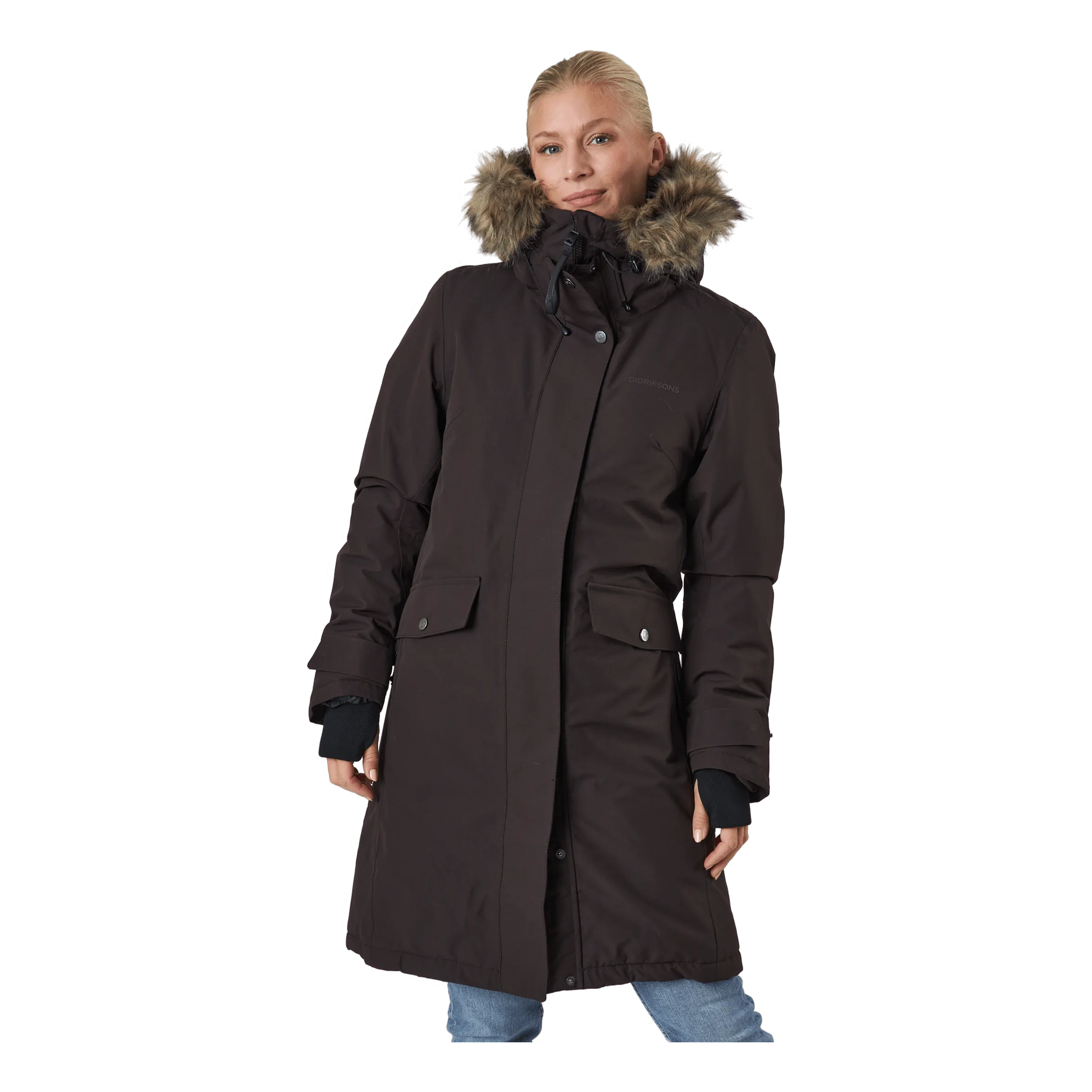 Erika Wns Parka 3 Brown