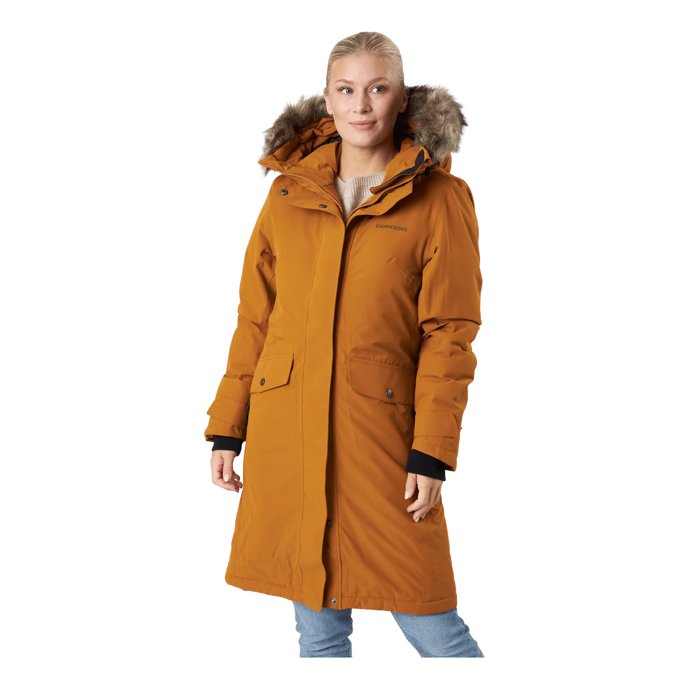 Erika Wns Parka 3 Orange