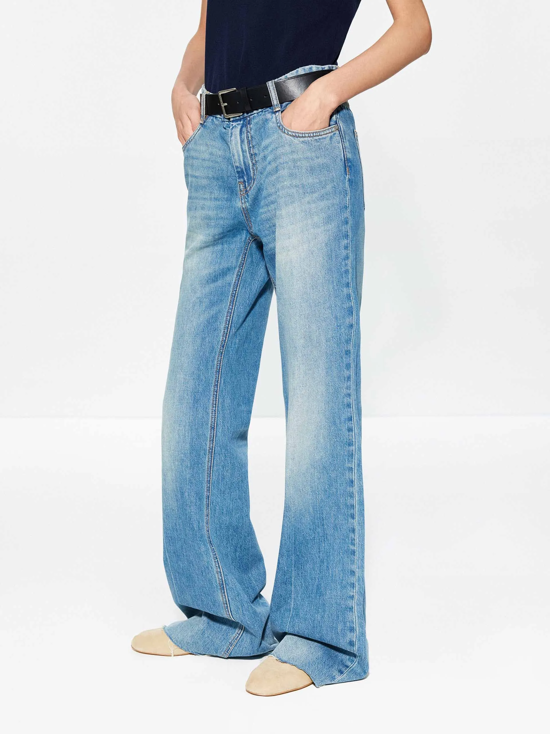 Flared Full Length Jeans