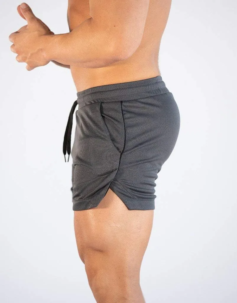 FLYFIREFLY Men's Gym Workout Shorts Running Lightweight Athletic Short Pants Bodybuilding Training