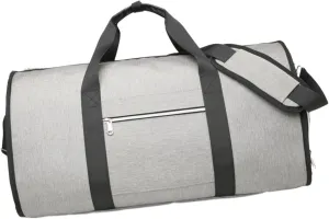 Garment Duffel Bag Travel Duffel Bag Storage Bag Multifunction Portable Travel Garment Bag Business Travel Bag for Outdoor, Light Gray