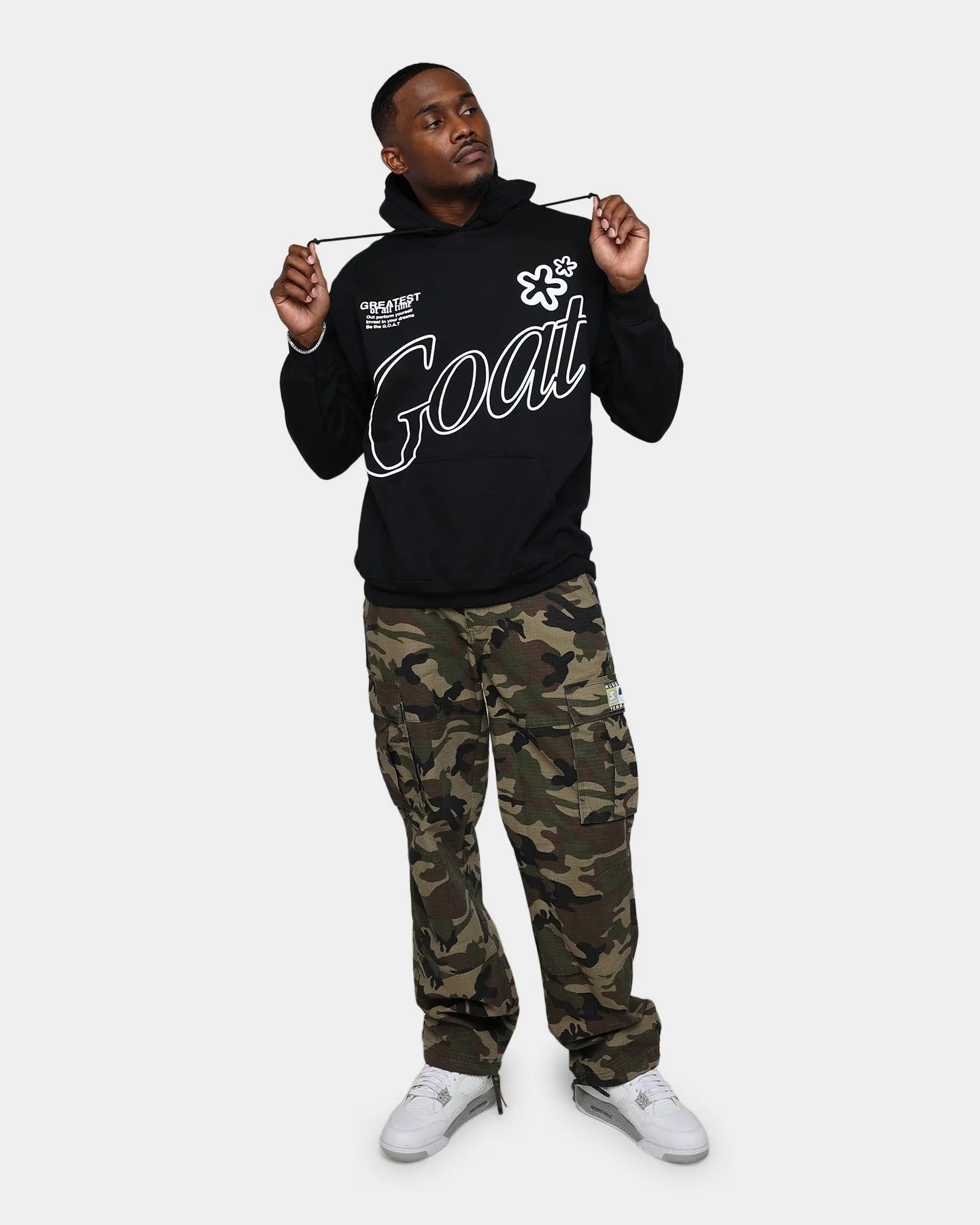 Goat Crew Holiday Mode Hoodie Black