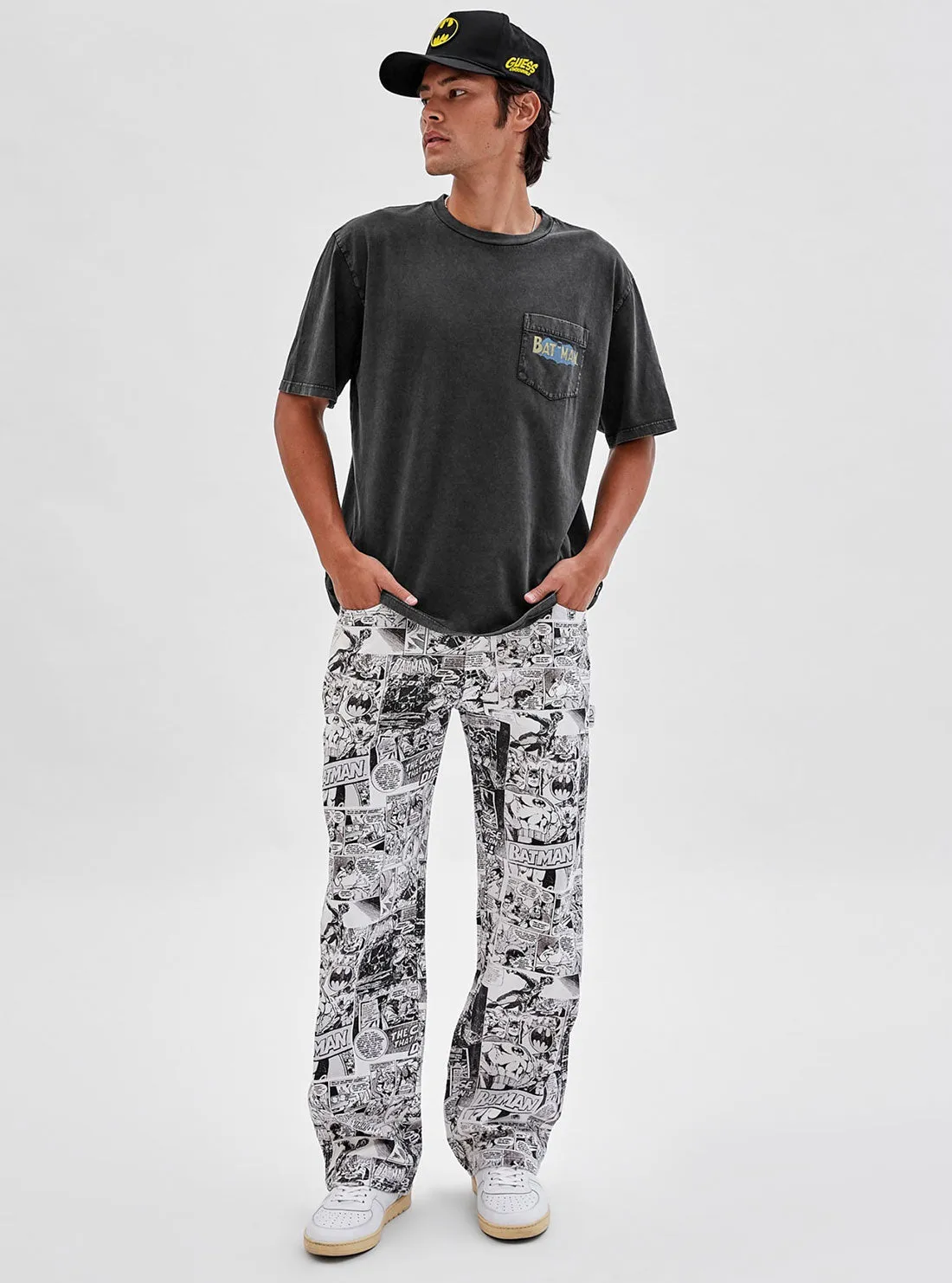 Guess Originals x Batman Black Spotlight T-Shirt