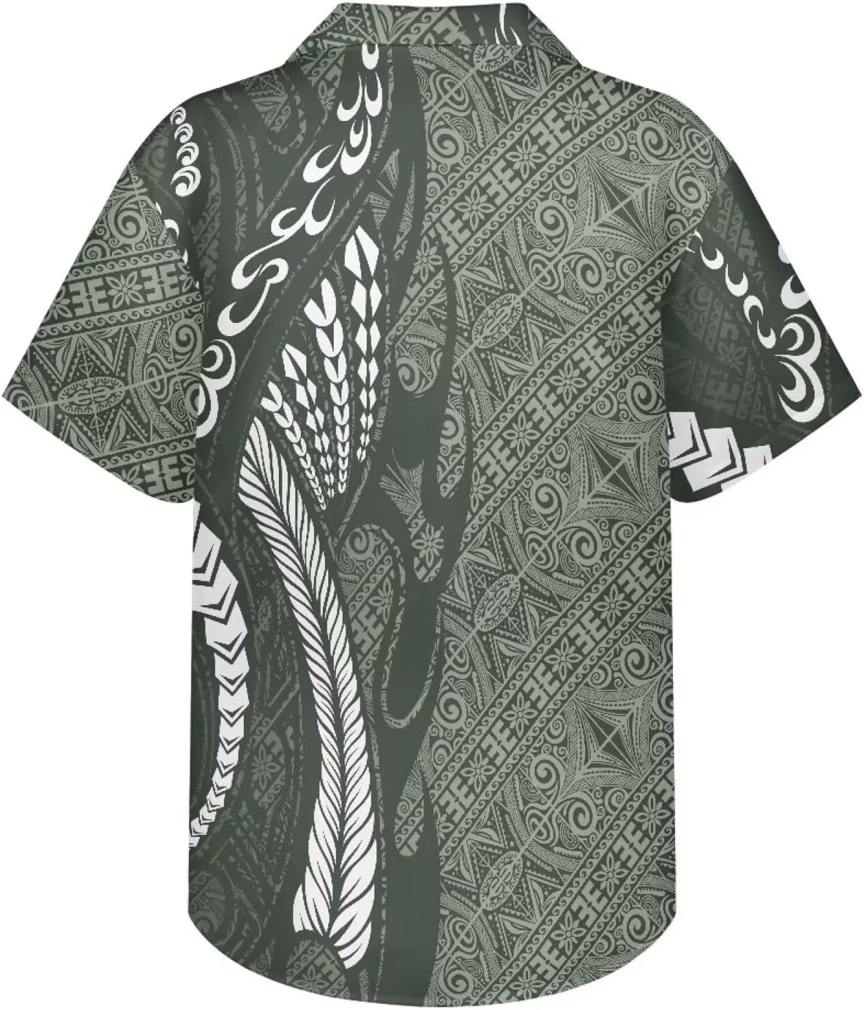 Hawaiian Dresses for Couples Polynesian Puletasi Samoan Traditional Dress with Shirt Pareo Sarong Lavalava Set