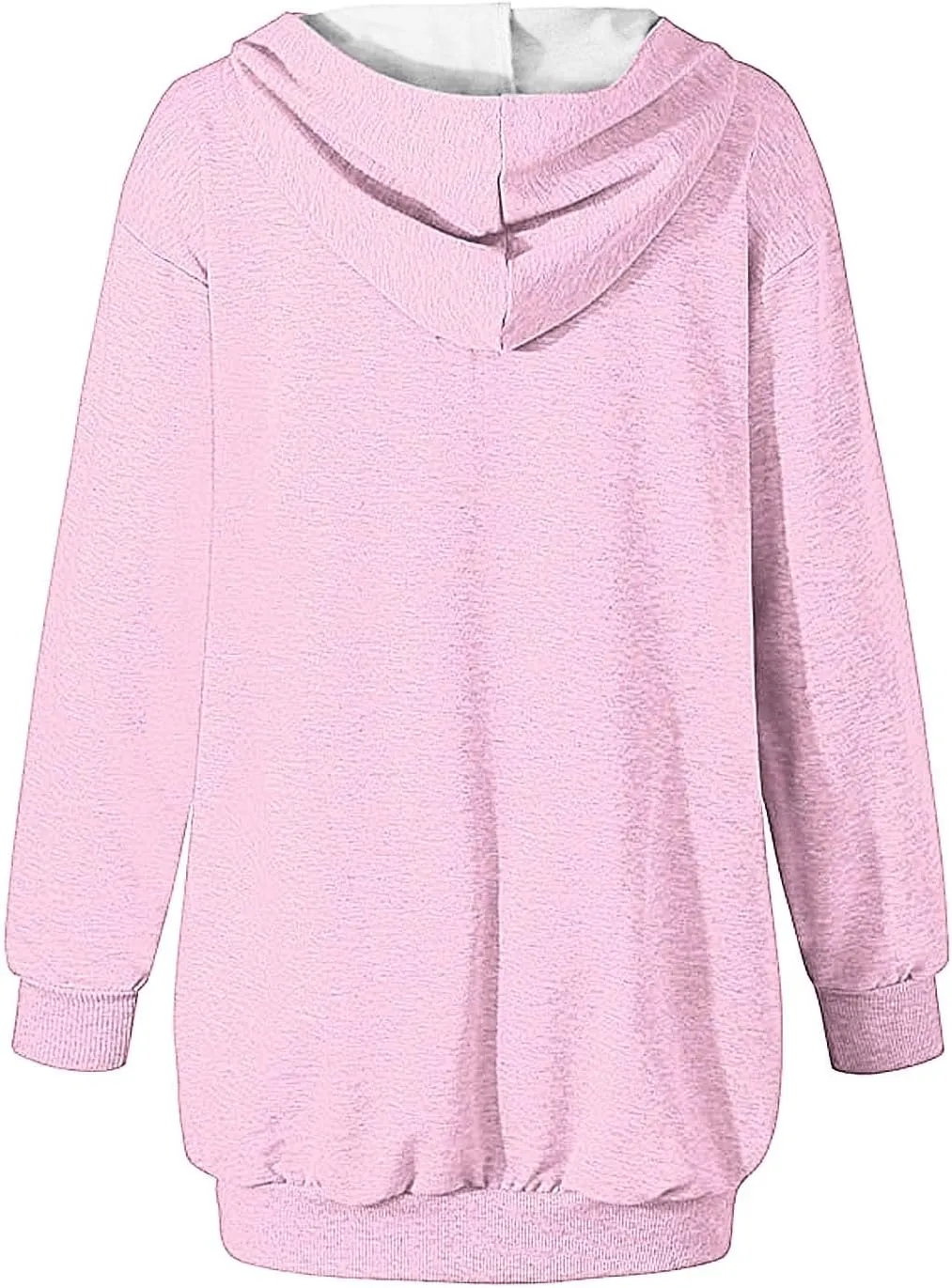 Heartbeat Paw Hoodie Dress for Women Long Sleeve Hooded Sweatshirt with Pockets Casual Oversize Pullover Fall Lounge