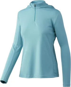 HUK Women's Icon X Hoodie |UPF 50  Long-Sleeve Fishing Shirt