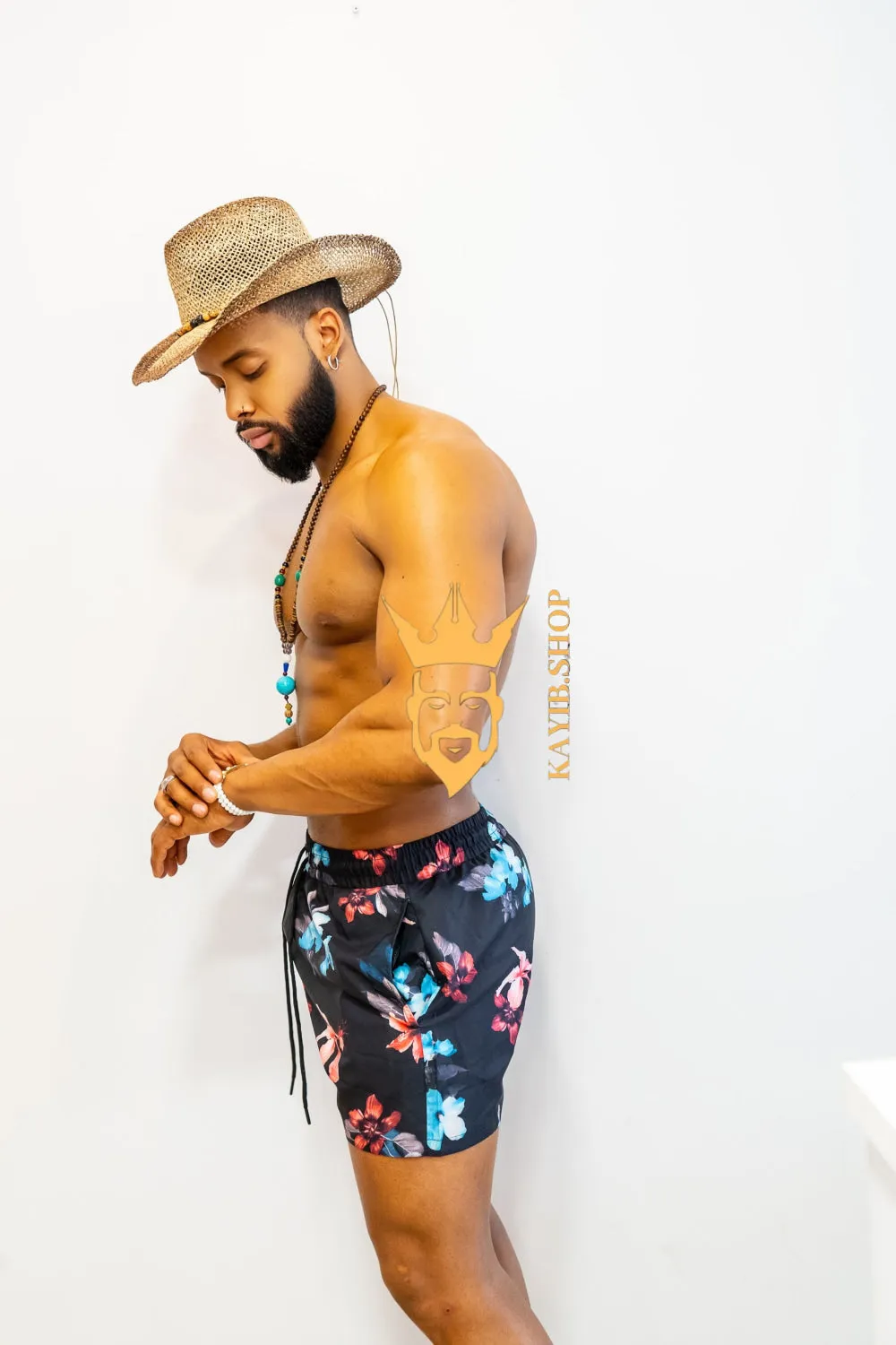 Kayib Floral Shorts - Make a Statement at the Beach with Trendsetting Style and Unmatched Comfort