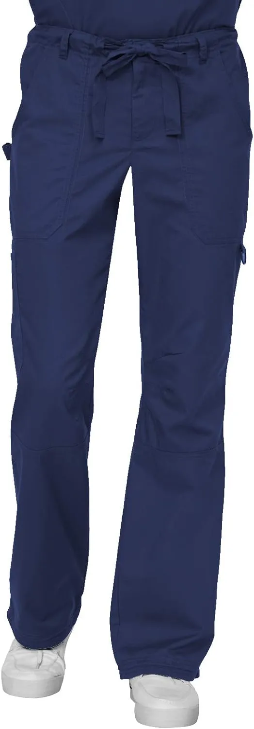 KOI James Elastic Men's Scrub Pants with Zip Fly and Drawstring Waist