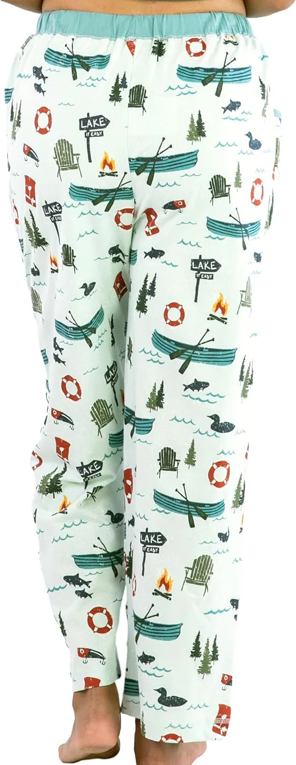 Lazy One Pajamas for Women, Cute Ocean Pajama Pants and Top Separates