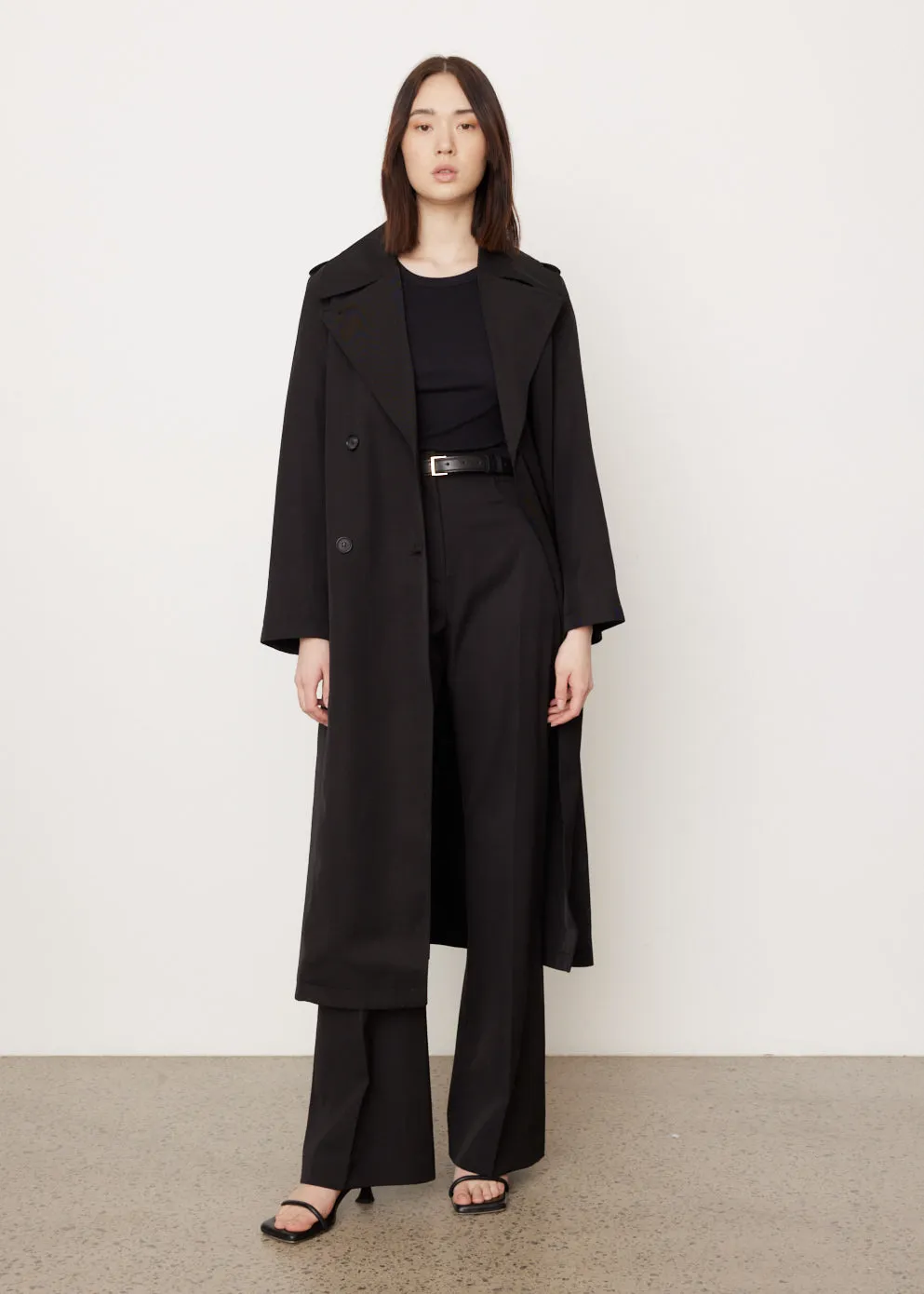 Long Fluid Summer Coat