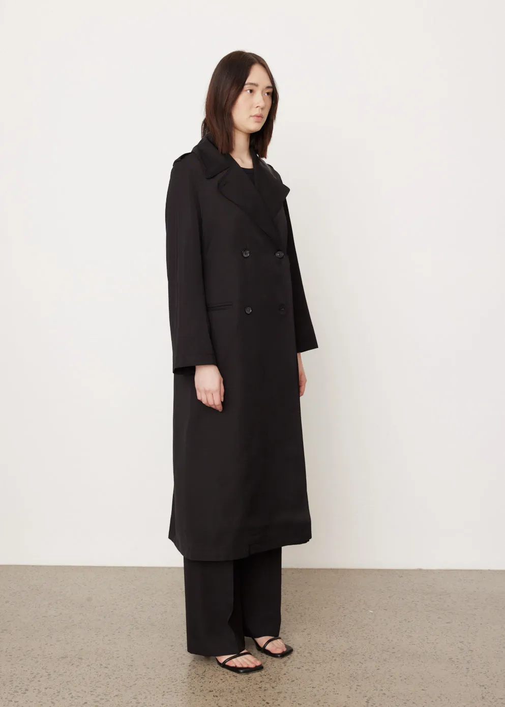 Long Fluid Summer Coat