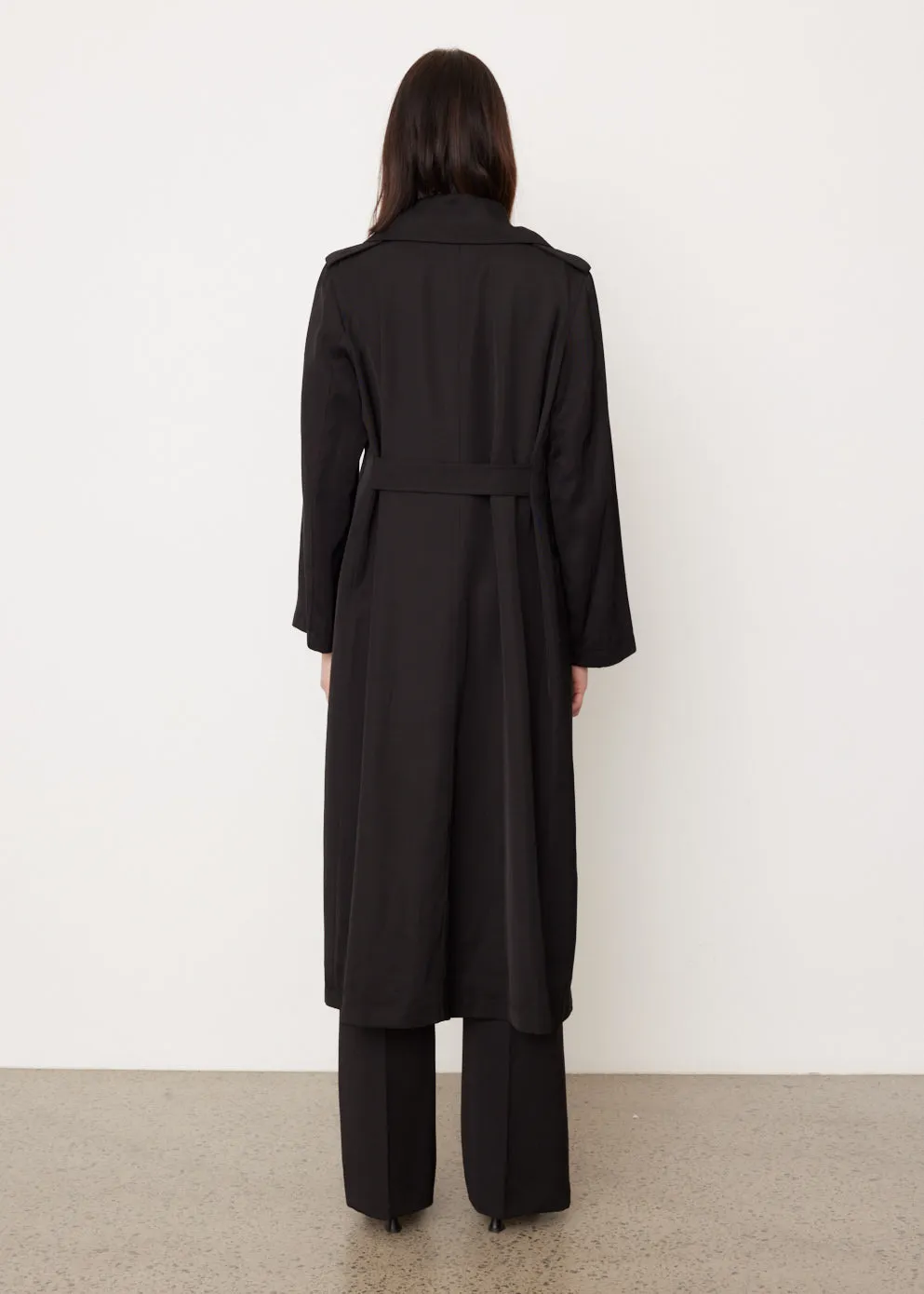Long Fluid Summer Coat