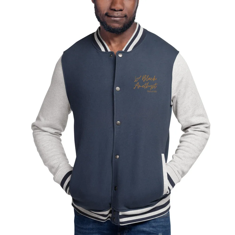 LoveBA- Embroidered Champion Bomber Jacket