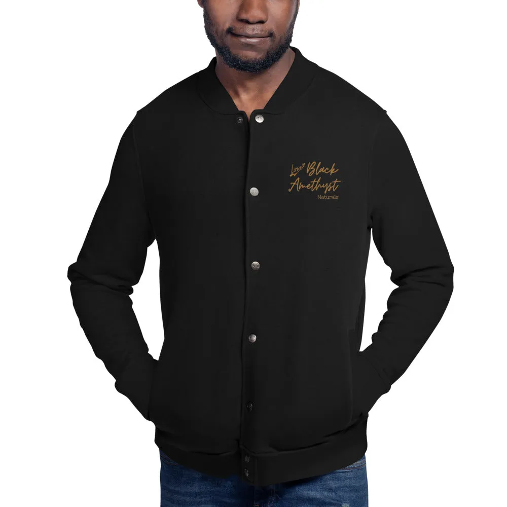 LoveBA- Embroidered Champion Bomber Jacket