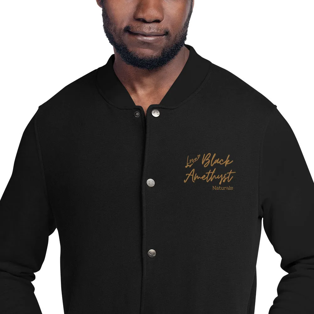 LoveBA- Embroidered Champion Bomber Jacket