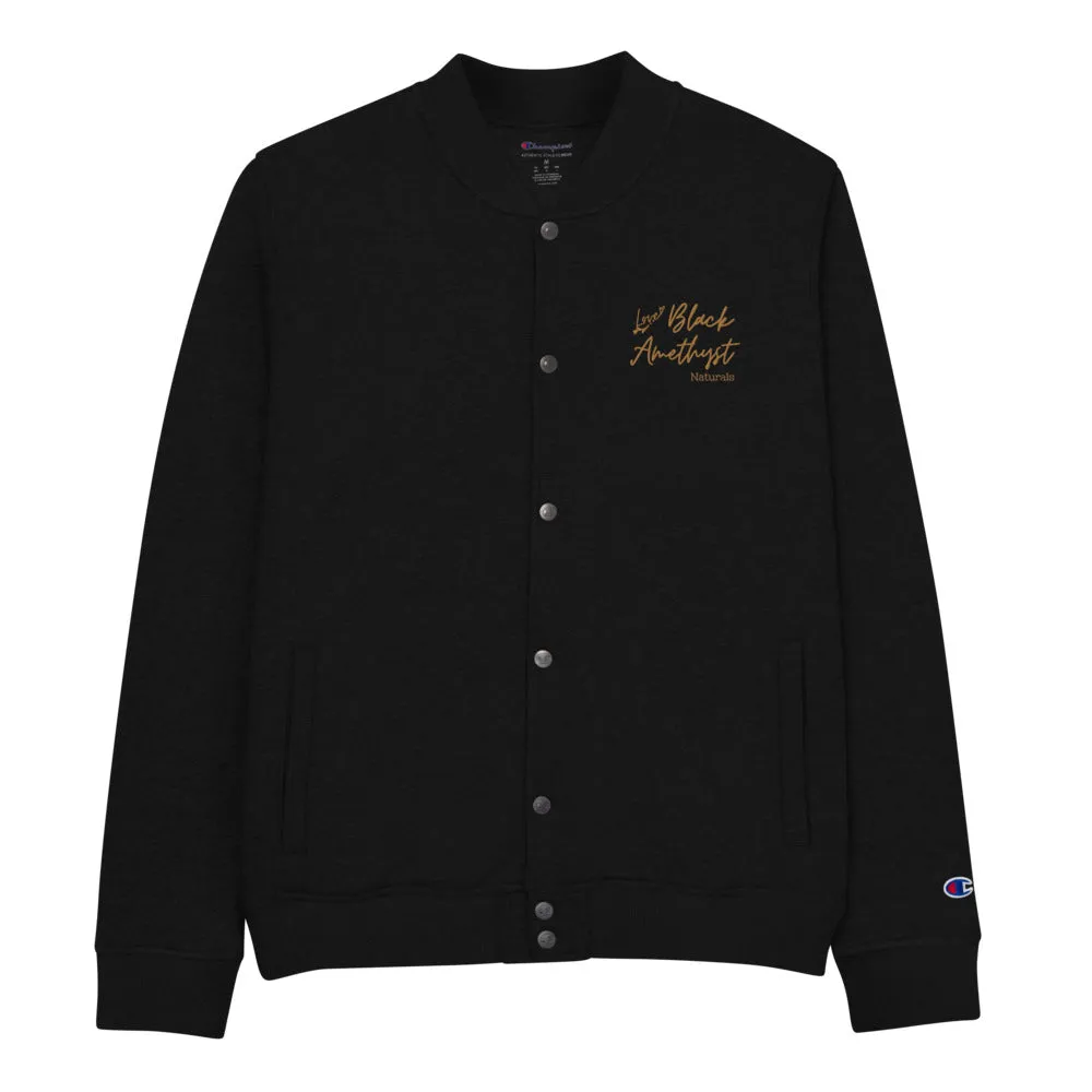 LoveBA- Embroidered Champion Bomber Jacket