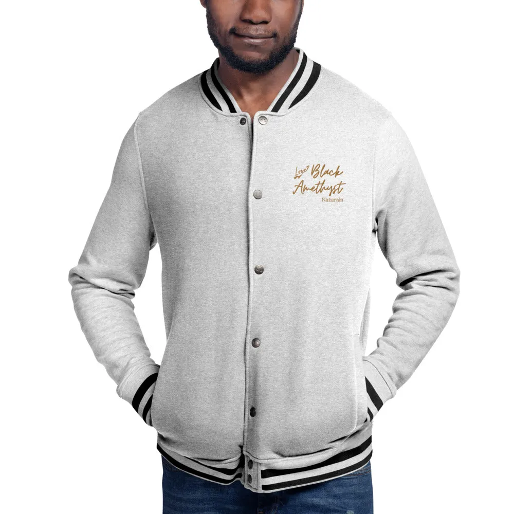 LoveBA- Embroidered Champion Bomber Jacket