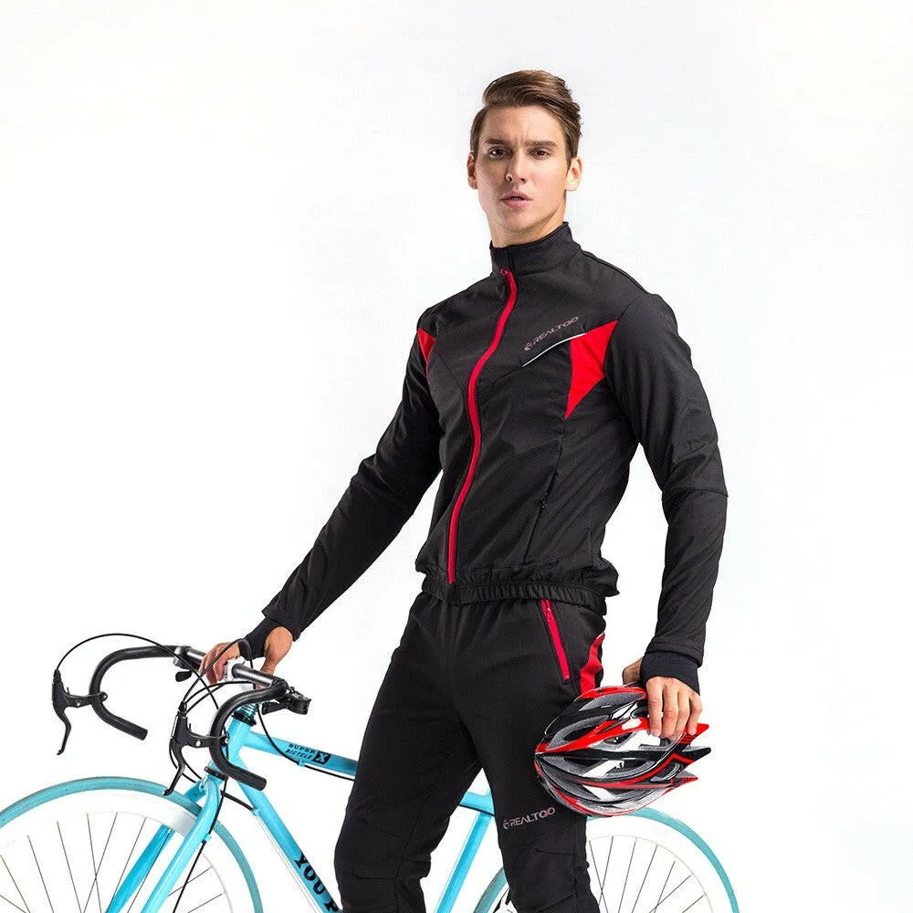 Men's Windproof Athletic Pants Winter Outdoor Sports MTB Bike Bicycle Cycling Riding Pants Trousers