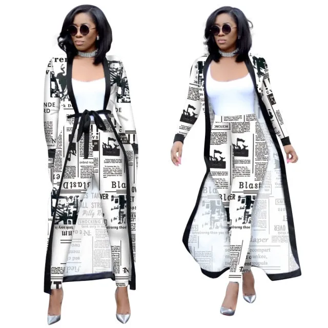 Nia Bella 2pc Coat   Pants Set (Curvy Sizes)