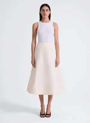 Note Cotton Midi Skirt- Pillo