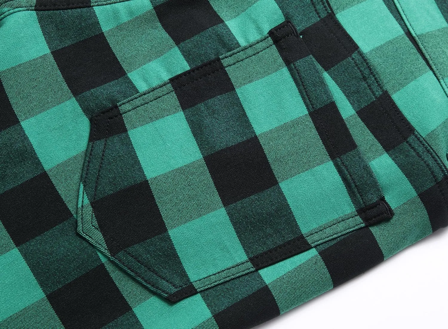 NOVOCCT Plaid Pants for Men - Skinny Mens Dress Pants - Stretch Slim Fit Business Casual Dress Chinos for Men