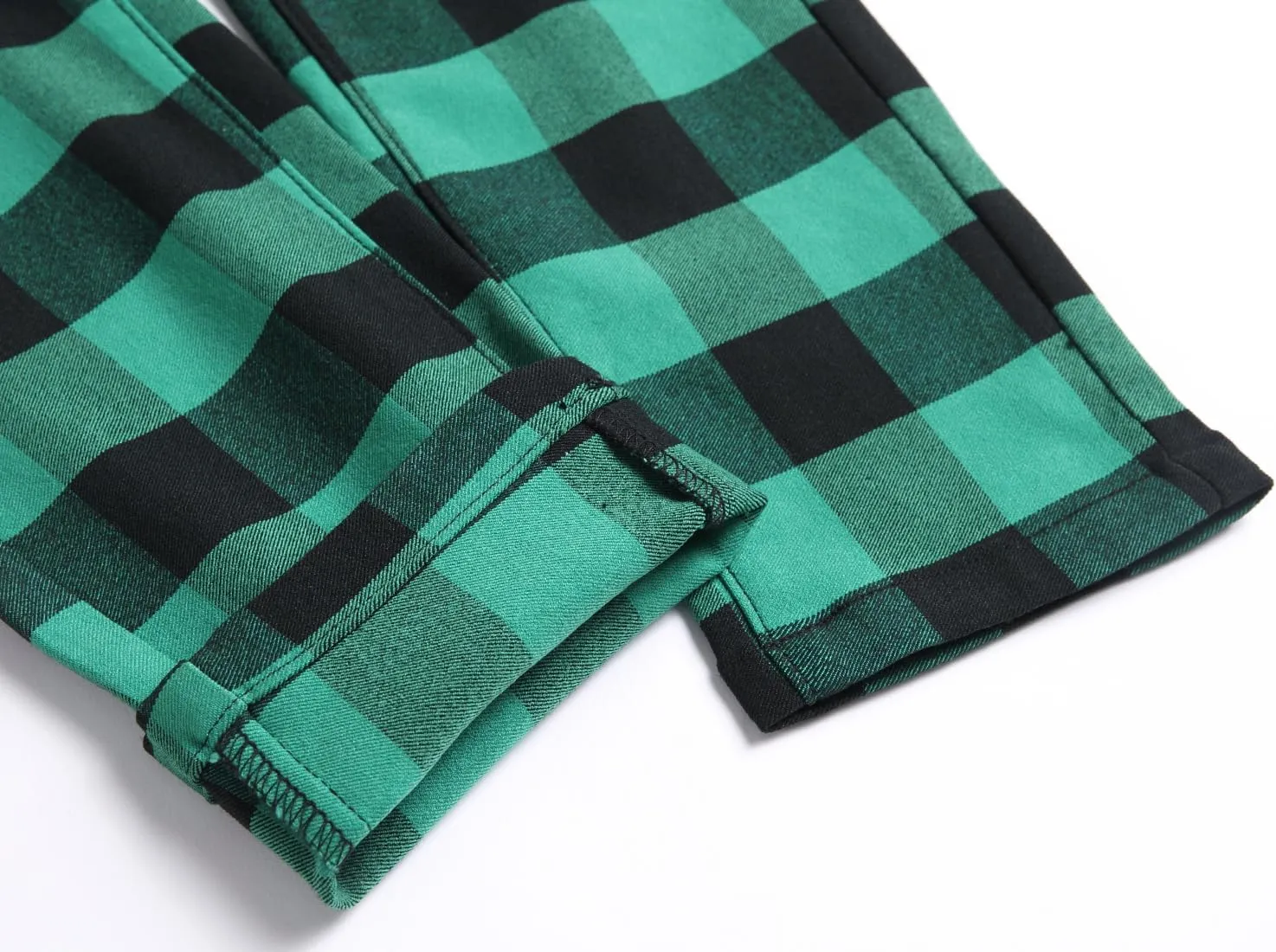 NOVOCCT Plaid Pants for Men - Skinny Mens Dress Pants - Stretch Slim Fit Business Casual Dress Chinos for Men