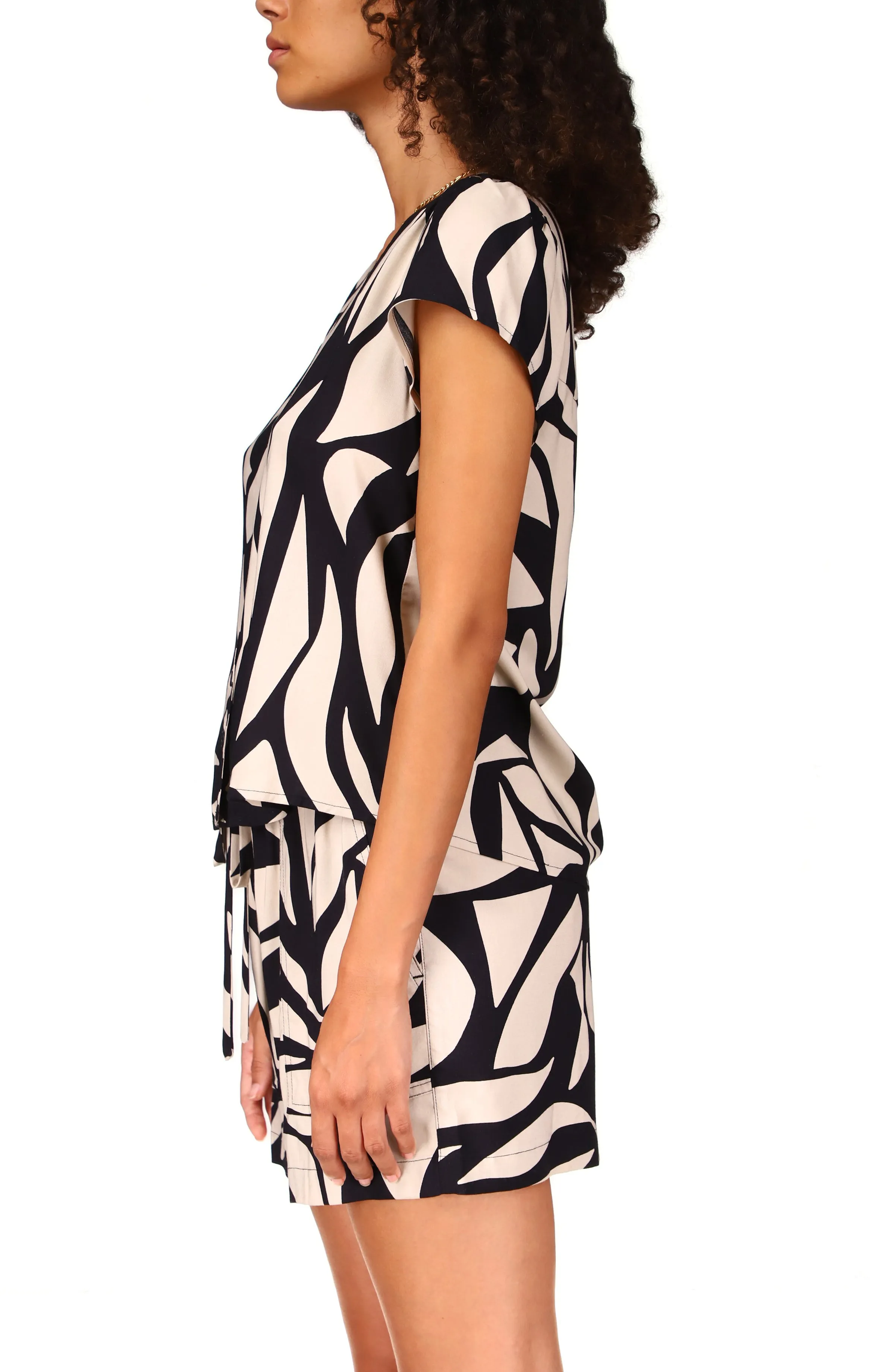 Riviera Blouse In Cabana